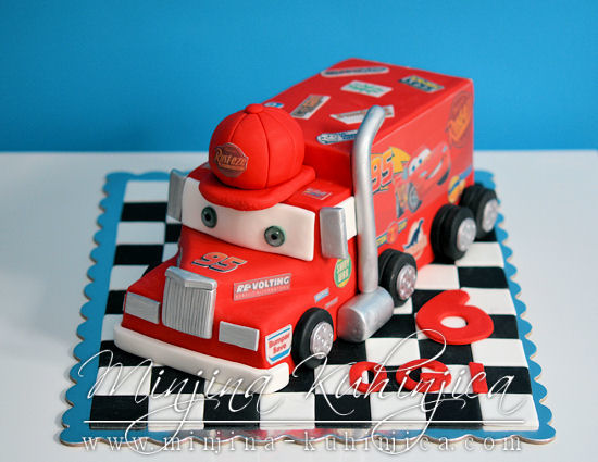 Mack the Truck Birthday Cake Tutorial