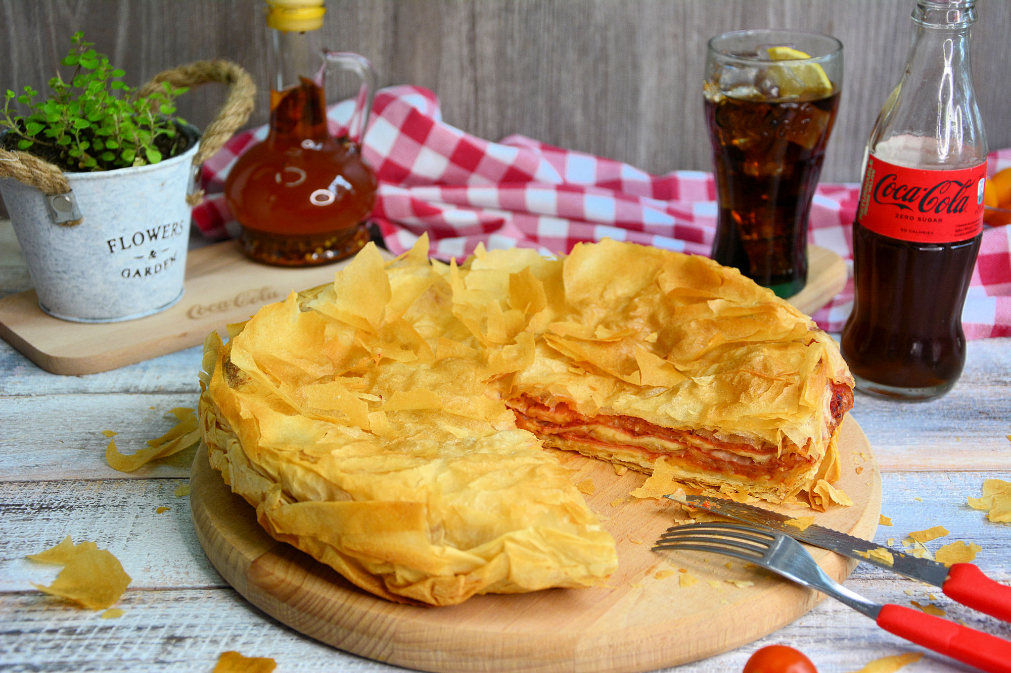 Pizza burek od gotovih kora