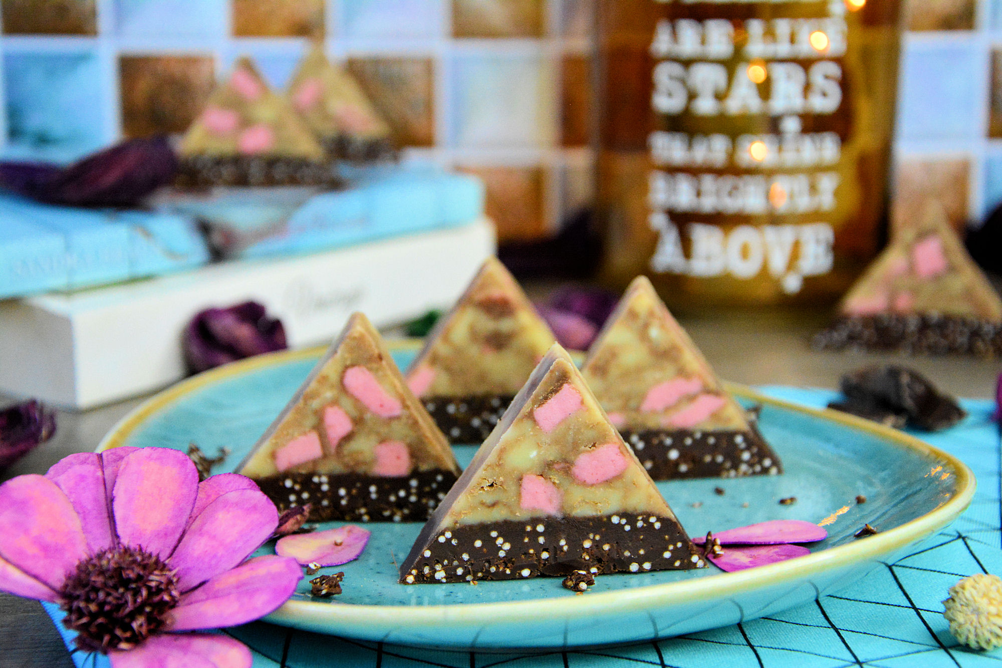 Čokoladna mermerna piramida sa amarantom(video)
