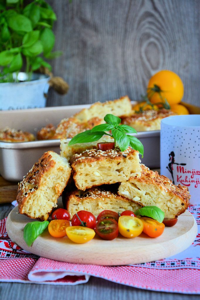 Cepkana gibanica domaća pita bez ređanja kora
