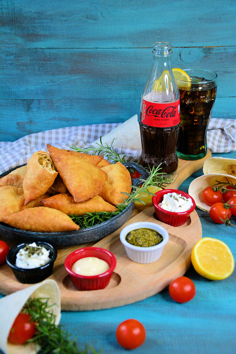 Samosa od tortilje i piletine