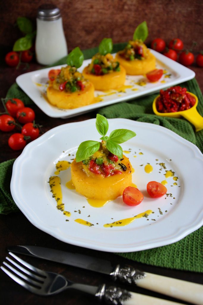 palenta medaljoni sa povrćem