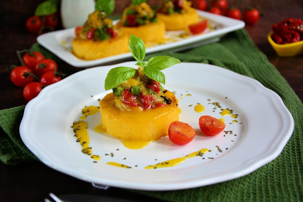 palenta medaljoni sa povrćem