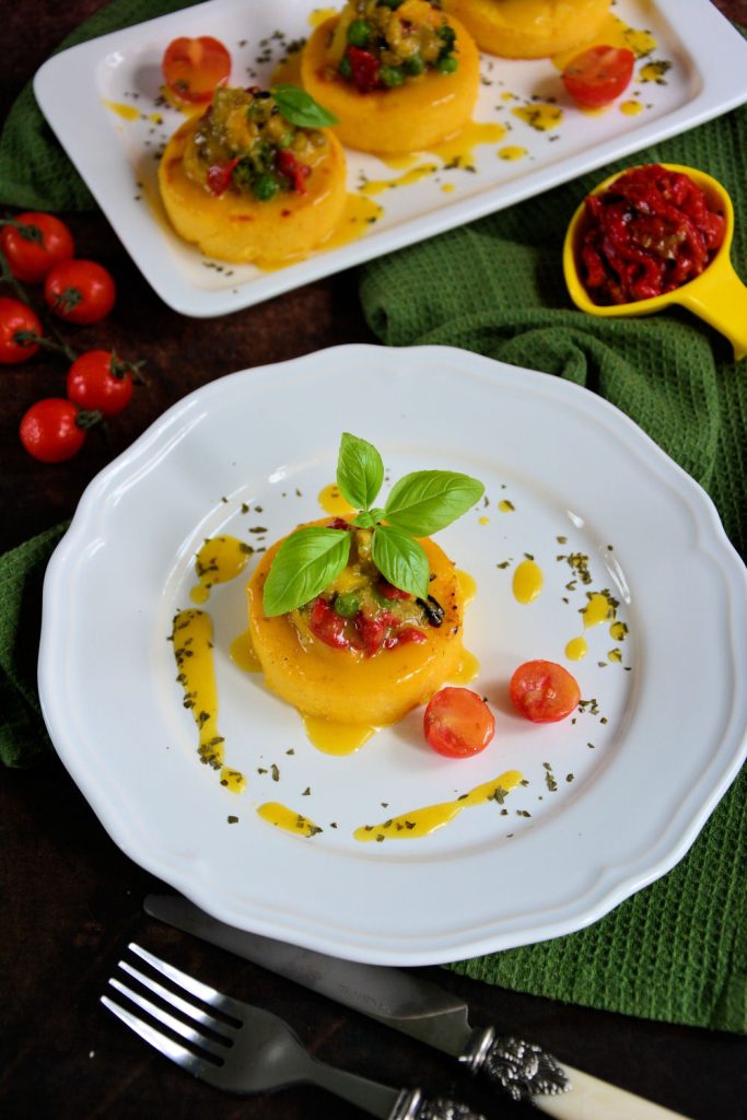 palenta medaljoni sa povrćem