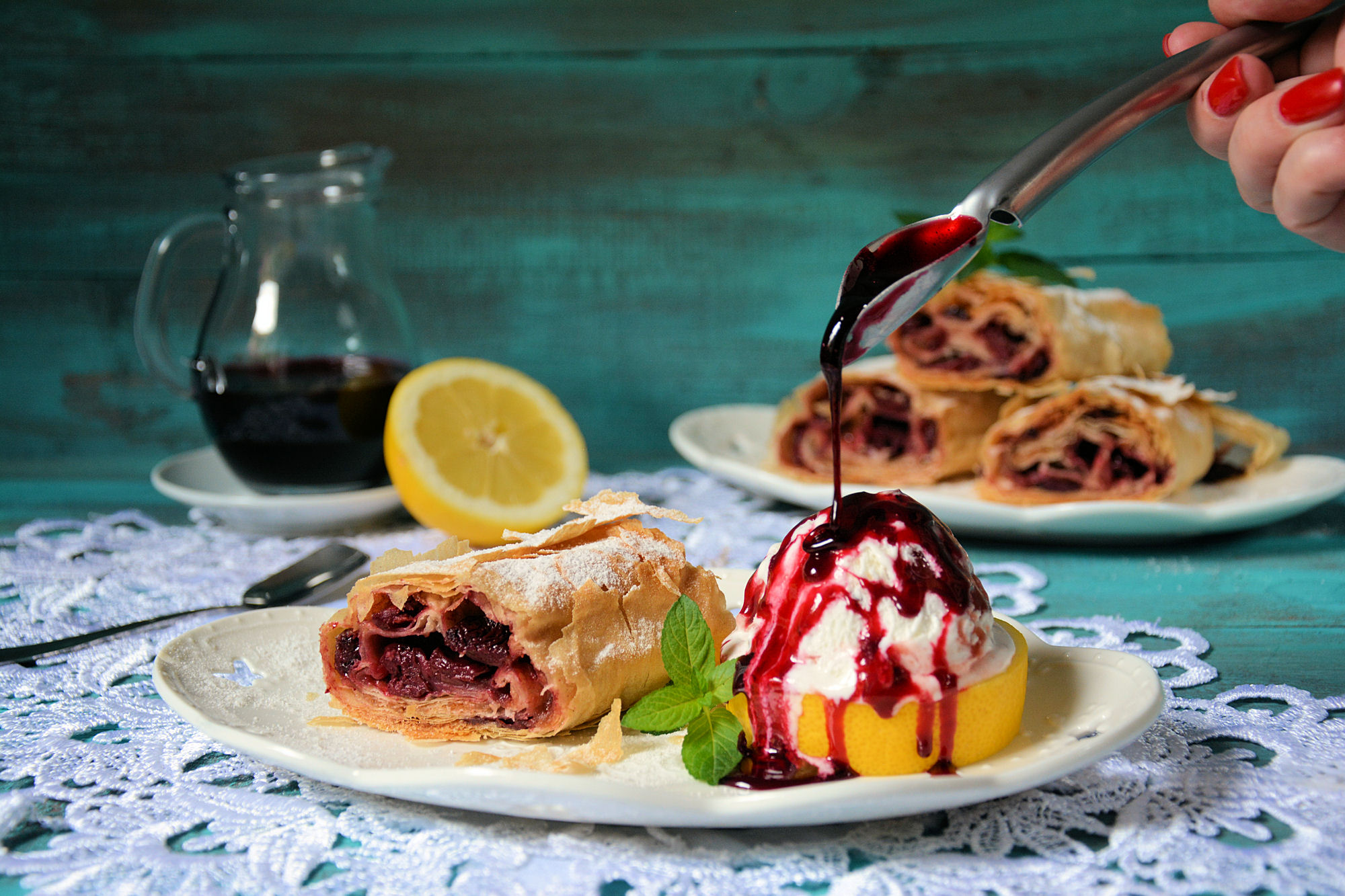 Preliv od višanja za sladoled, torte i kolače