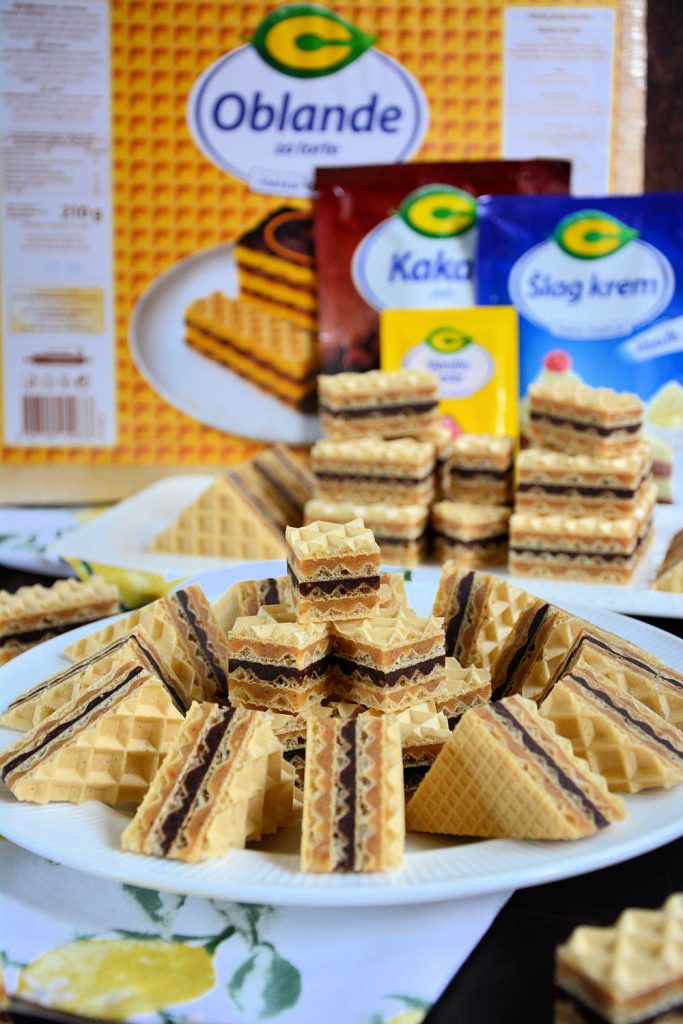 Brza oblanda za 15 minuta slojevi svetlog i tamnog fila između oblandi