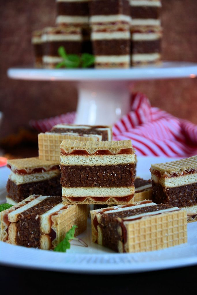 posna oblanda sa keksom i marmeladom