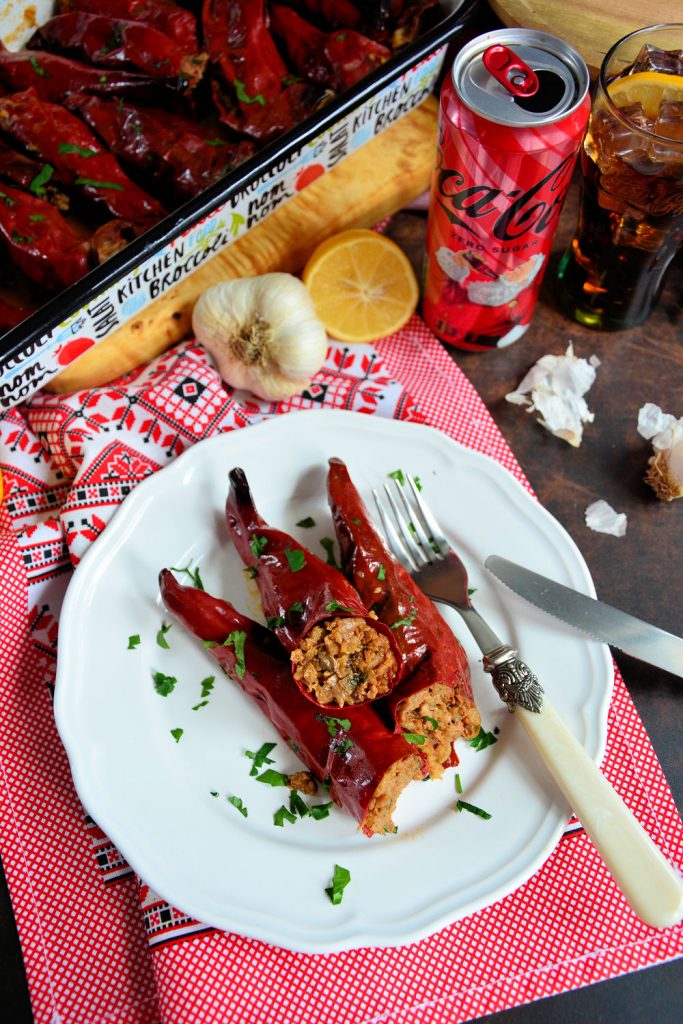 Posne punjene suve paprike pečene u rerni | Minjina Kuhinjica Posne punjene suve paprike pečene u rerni